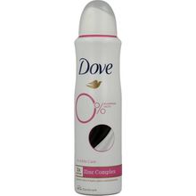 Foto van Dove Deodorant spray invisible dry 0%