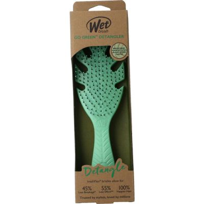 Wetbrush Go green detangler green 1 stuks - Sponzen/borstels