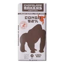 Foto van Chocolatemakers Gorilla bar 92% puur