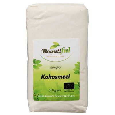 Bountiful Kokosmeel bio 500 gram - Overig reform/levensmiddelen