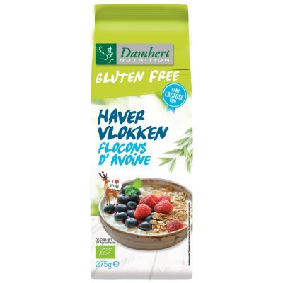 Damhert Havervlokken glutenvrij Damhert Havervlokken glutenvrij 275 gram - Voeding