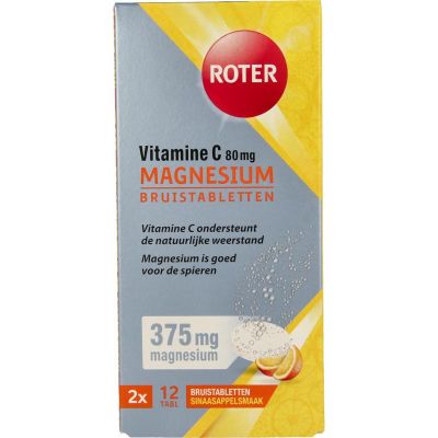 Roter Bruistabletten vit C + magnesium duopack