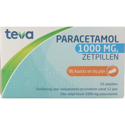 Foto van Pharmachemie Paracetamol 1000 mg