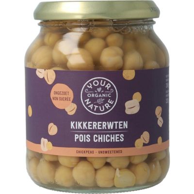 Your Organic Nat Kikkererwten fijn bio Your Organic Nat Kikkererwten fijn bio 350 gram - Voeding