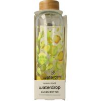 Waterdrop Glazen drinkfles edition glow 600ml