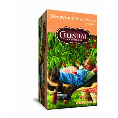 Celestial Season Sleepytime peach herb tea