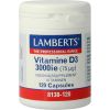 Afbeelding van Lamberts Vitamine D3 3000IE 75 mcg