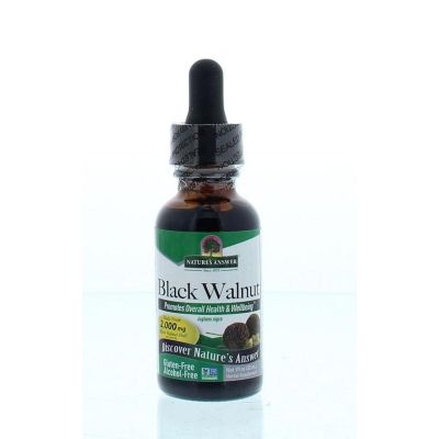 Natures Answer Zwarte walnoot extract 1:1 alcoholvrij 2000 mg