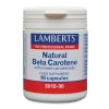 Afbeelding van Lamberts Vitamine A 15 mg natuurlijke (beta caroteen)