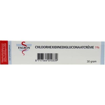 Fagron Chloorhexidine 1% creme digluconate 30 gram - Overig lichaam