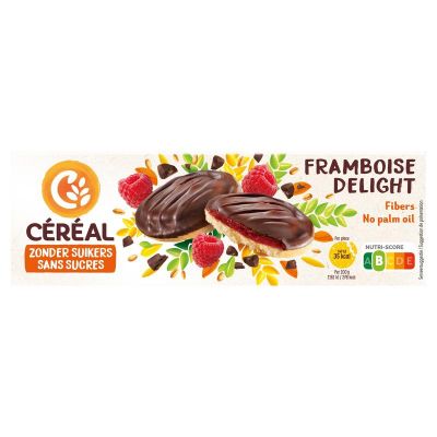 Cereal Koek framboos delight 140 gram - Koek