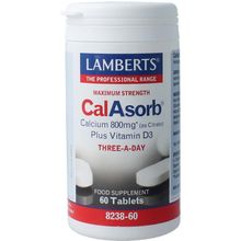 Foto van Lamberts Calasorb (calcium citraat) & Vitamine D3