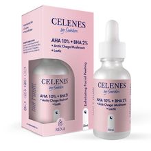 Foto van Celenes Facial peeling AHA 8% + BHA 2% + lactic + arctc ch