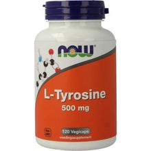 Foto van NOW L Tyrosine 500mg