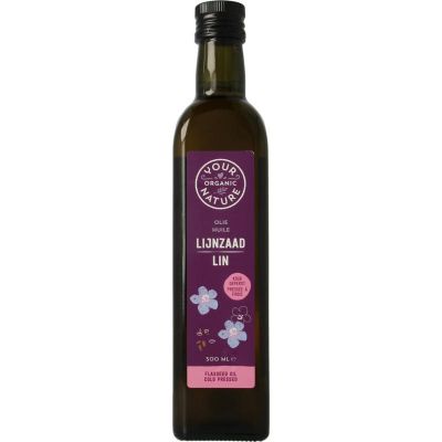 Your Organic Nat Lijnzaadolie bio 500 Milliliter - Vetzuren