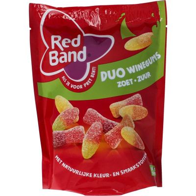 Red Band Winegums duo zoet zuur Red Band Winegums duo zoet zuur 215 gram - Overig reform/levensmiddelen