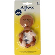 Foto van Difrax Fopspeen hartjes ketting