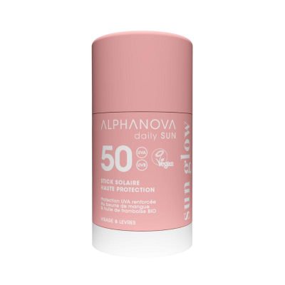 Alphanova Sun Face sun stick sun glow bio SPF50