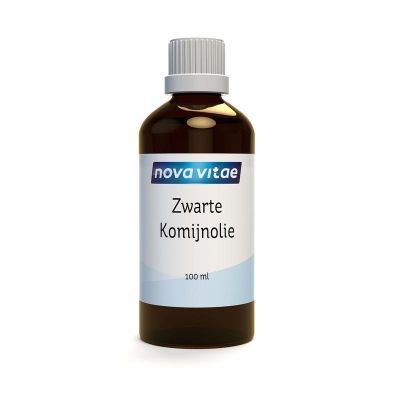 Nova Vitae Zwarte komijnolie 100 milliliter - Algemeen