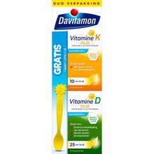 Foto van Davitamon Baby vitamine D & K 25 mcg