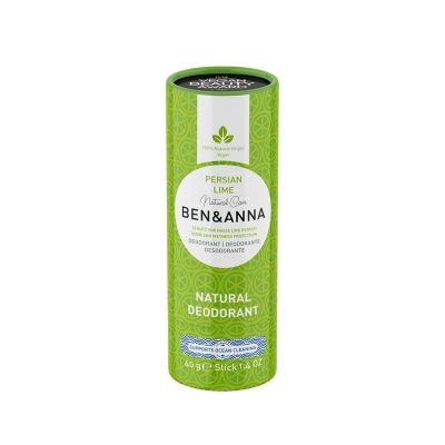 Foto van Ben & Anna Deodorant persian lime papertube