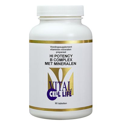Foto van Vital Cell Life Hi potency B complex & mineralen