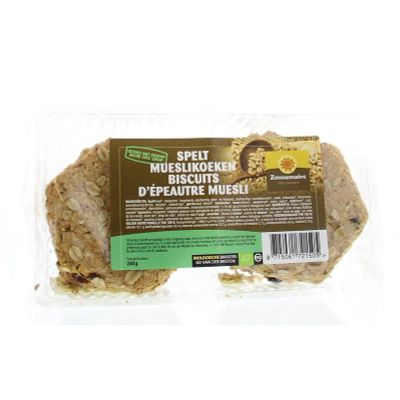 Zonnemaire Spelt mueslikoeken Zonnemaire Spelt mueslikoeken 240 gram - Koek