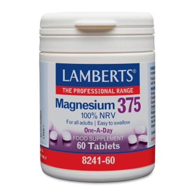 Lamberts Magnesium 375 60 tabletten - Mineralen enkel