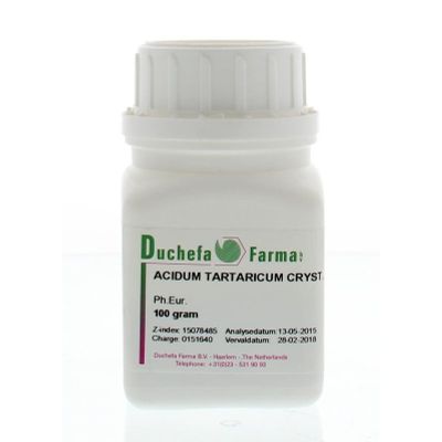 Duchefa Farma Acidum tartaricum crystal