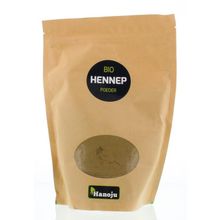 Foto van Hanoju Bio hennep poeder paper bag