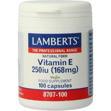 Foto van Lamberts Vitamine E 250IE natuurlijk