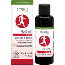 Foto van Physalis Massageolie flexsan bio
