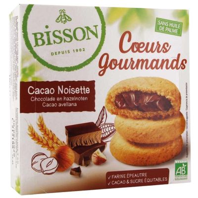 Bisson Gevulde koejkes hazelnoot choco 180 gram - Koek