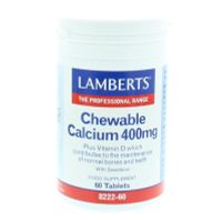 Lamberts Calcium 400mg kauwtabletten + Vit. D en Fos