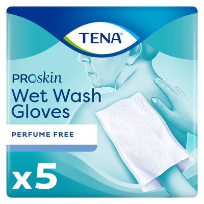 TENA Wet Wash Glove No Perfume 5