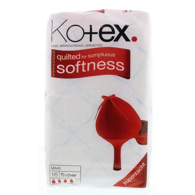 Foto van Kotex Maxi super