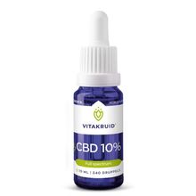 Foto van Vitakruid CBD Olie 10% full spectrum met MCT als drager
