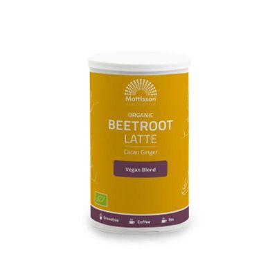 Mattisson Latte beetroot gember - cacao bio