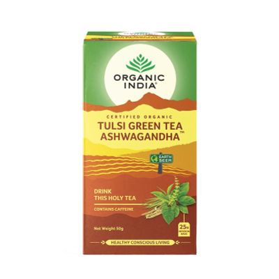 Organic India Tulsi green ashwagandha bio thee