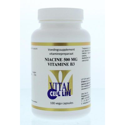 Vital Cell Life Vitamine B3 niacine 500 mg