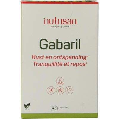 Nutrisan Gabaril Nutrisan Gabaril 30 vegicaps - Overige vitaminen/mineralen
