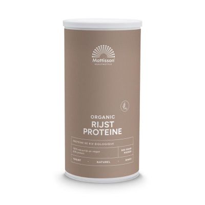 Foto van Mattisson Absolute Rijst Proteine naturel bio