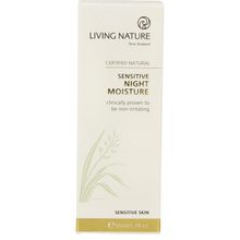 Foto van Living Nature Nachtcreme gevoelige huid