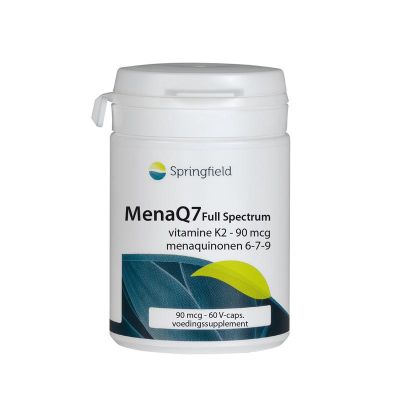 Springfield MenaQ7 Full Spectrum vitamine K2 90 mcg