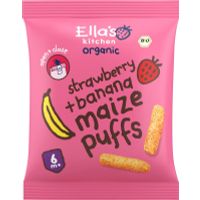 Ella's Kitchen Maize puffs aardbei/banaan 6+ maanden