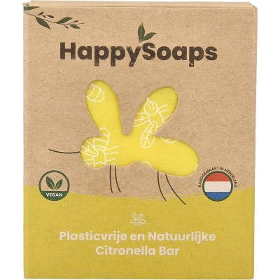 Happysoaps Anti insect bar citroen & krachtige munt