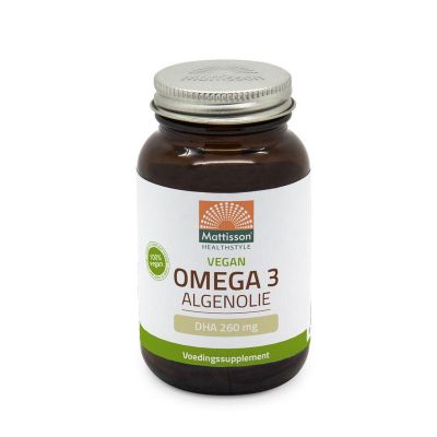 Mattisson Vegan omega-3 algenolie DHA 260 mg