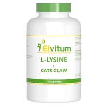 Foto van Elvitaal L-Lysine cats claw