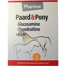 Foto van Pharmox Paard & pony glucosamine chondroitine msm