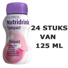Foto van Nutridrink Compact aardbei 24-pack voordeel
